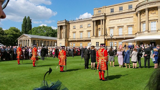 Garden party at Buckingham Palace