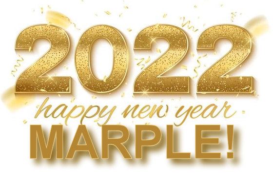Happy New Year 2022 from The Marple Website