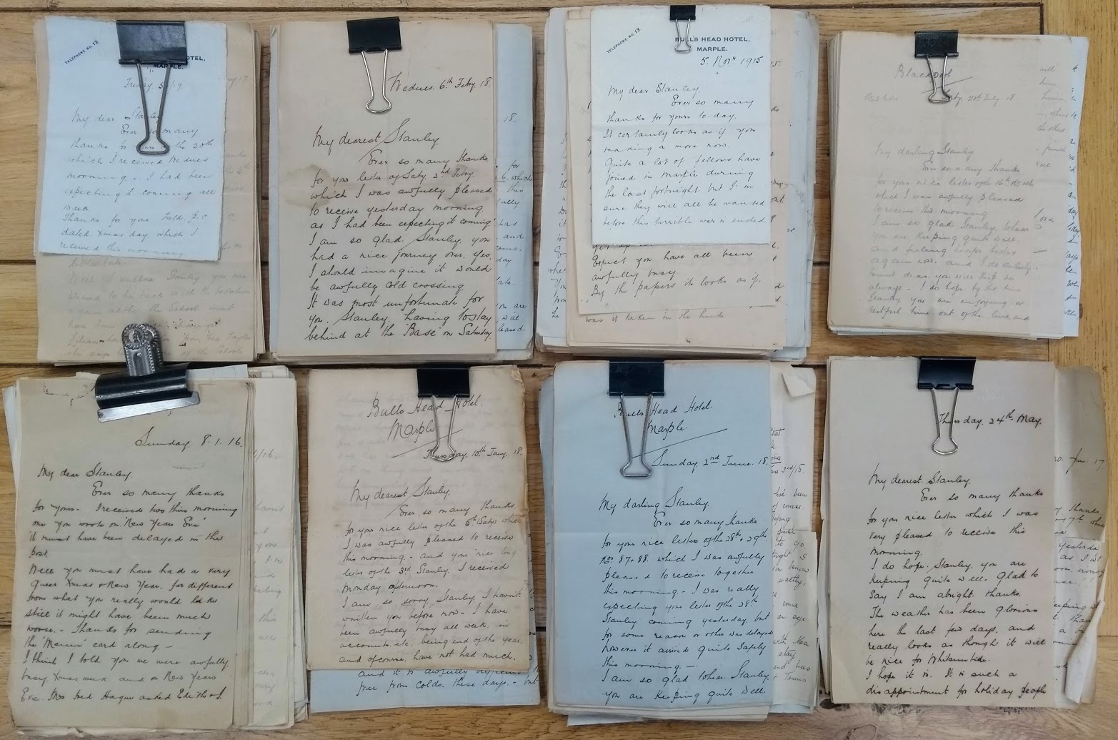 Letters from Annie to Stanley Jack