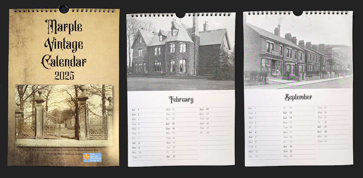 Marple Vintage Calendar 2025