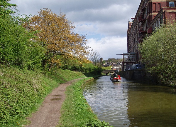 April - Canal by Goyt Mill - S. Clarke