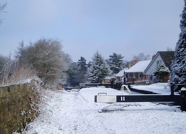 December - Snow at Lock 11 - P. Clarke