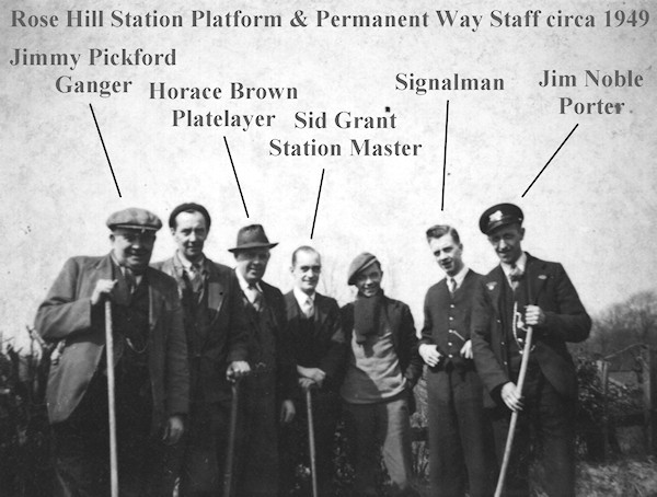 Rose Hill Station Staff c. 1949