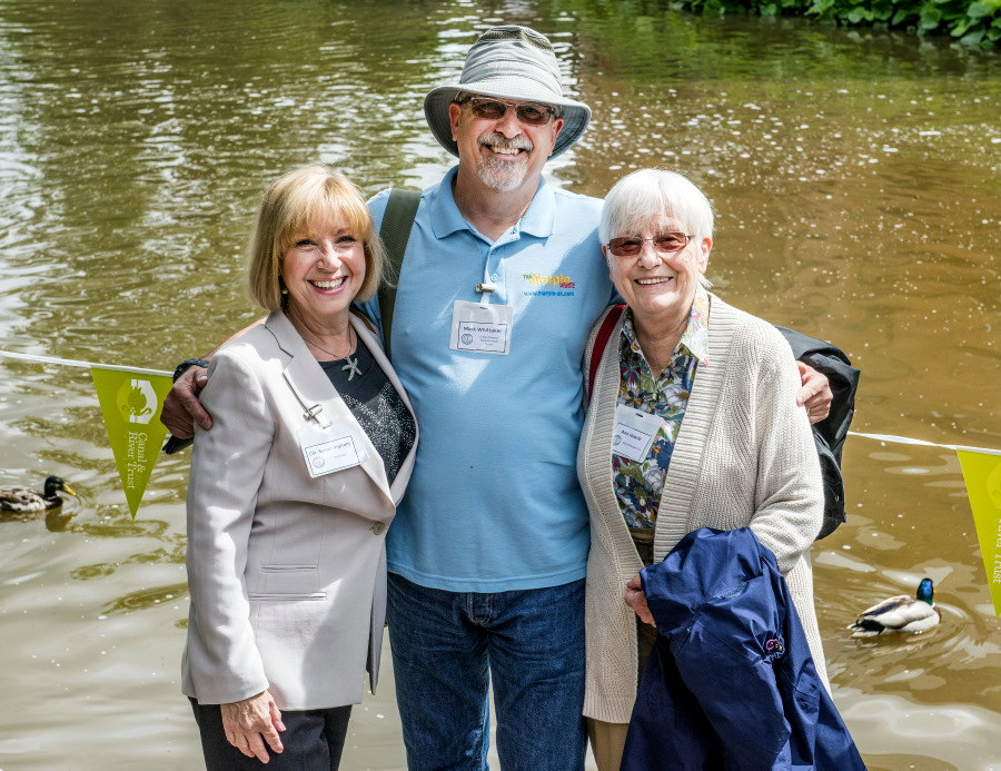 Cllr Susan Ingham, Mark Whittaker and Ann Hearle