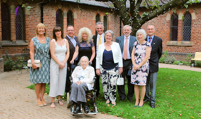 Volunteers from Mellor Country House at Gorton Monastery