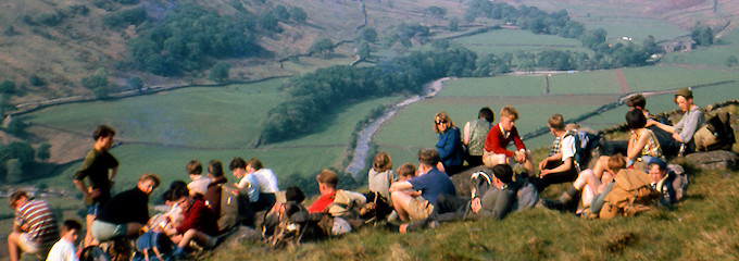 A group shot from the 1963 YHA Holiday
