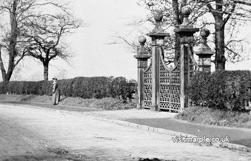 Main Gates to Marple Hall