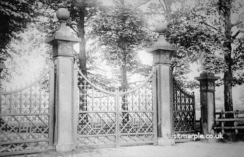 Main Gates to Marple Hall