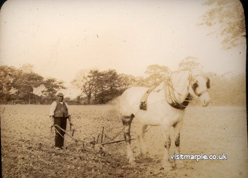 Ploughing at Marple Hall
